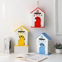 Heart Language Small Letterbox Hanging Wall Mailbox Creative Cute Kindergarten Report Opinion Box Letter Box With Lock Suggestion Class