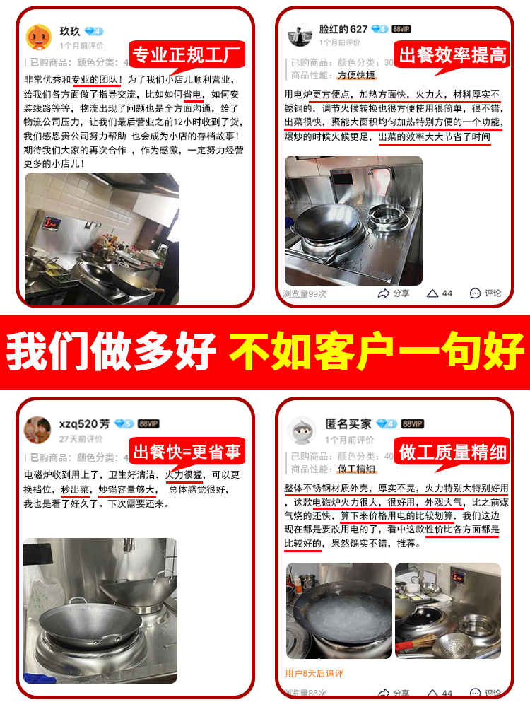 英海达商用电磁炉15kw大功率电炒炉单头电磁灶台食堂饭店厨房设备 - 图1