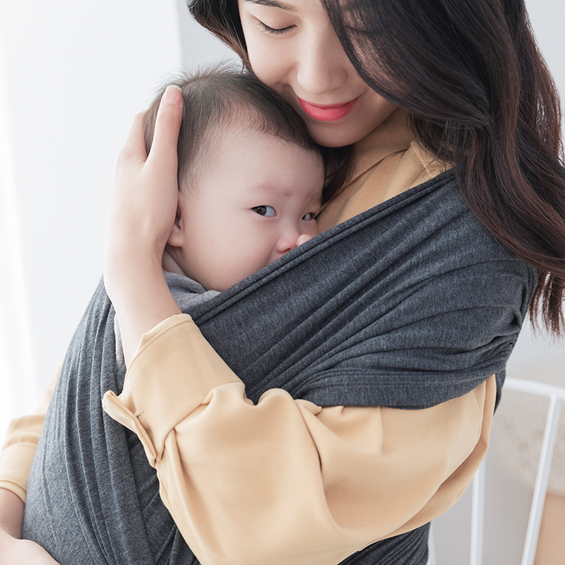 韩国百利美婴儿背带前抱式宝宝背巾简易外出抱娃神器新生儿腰凳