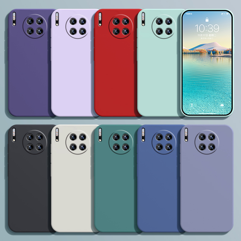 适用华为Mate30Pro手机壳Mete30Pr0保护套M30Por新款MT30软硅胶外壳Meta全包防摔Mat魅特迈特5G男女简约纯色 - 图0