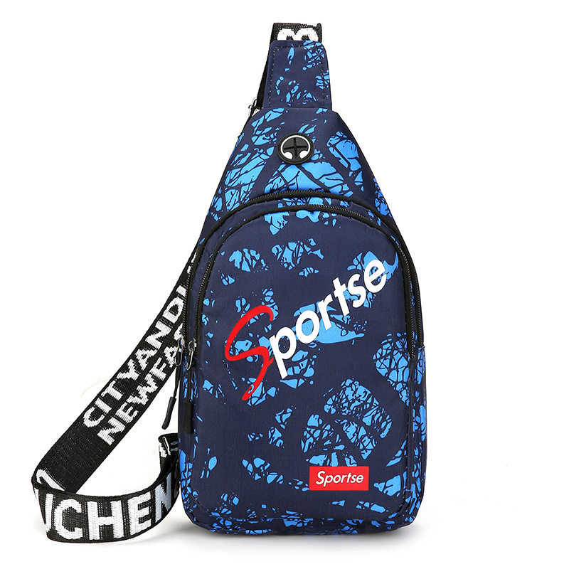 Outdoor sports cycling bag multifunctional crossbody small chest bag