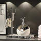 Put key storage entrance ornaments light luxury high-end entrance shoe cabinet storage rack living room home decoration