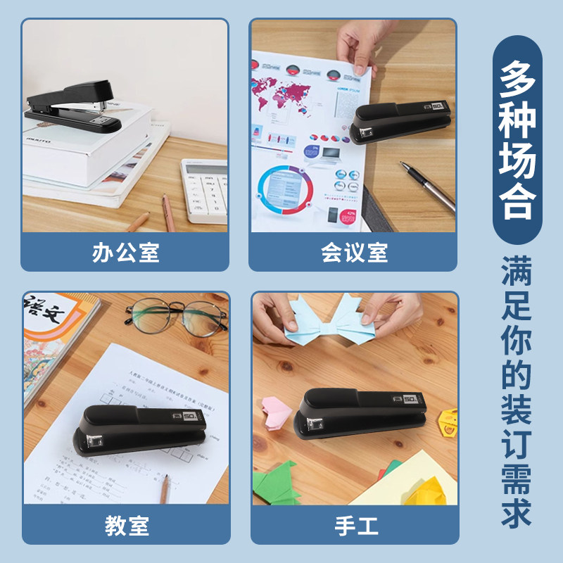 Large labor-saving rotary plate stapler is portable and can be ordered for 50