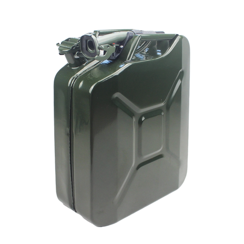 美式汽油桶油桶5L10升20升30升柴油壶加油桶铁桶汽车备用油箱专用 - 图0