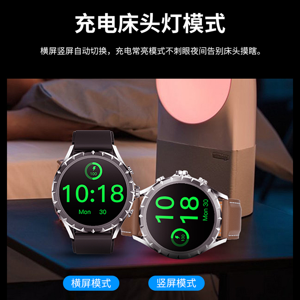 watch9多功能智能手表监测心率血压蓝牙手表gt9运动商务成人手环-图2