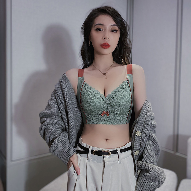 大胸显小内衣新款2021爆款大码乳胶 遇歆文胸