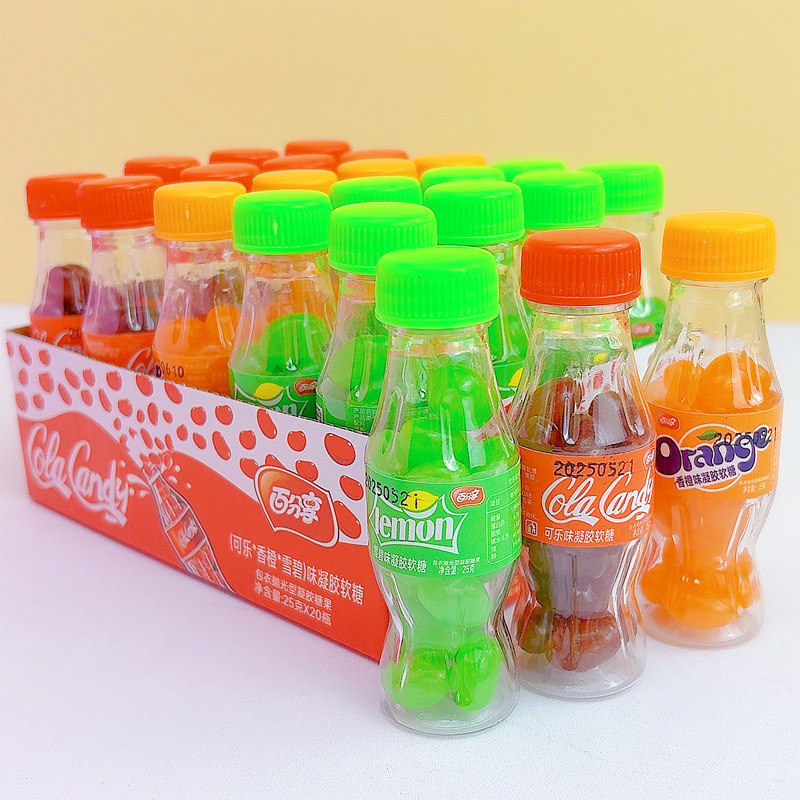 百分享可乐味凝胶软糖可乐瓶汽水糖果儿童回忆怀旧零食玩具糖批发,淘宝优惠券,粉丝福利购,淘宝优惠卷