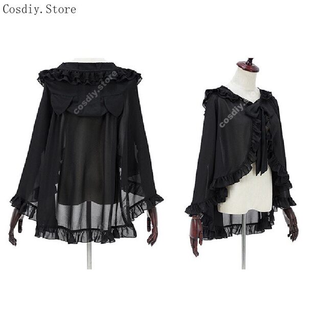 ເສື້ອຢືດ lolita Ruffled ຫູກະຕ່າຍບໍ່ມີແຂນ