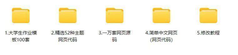 大学生成品Html、CSS和JS动静态网页站模板送教程只需换图片文字 - 图1