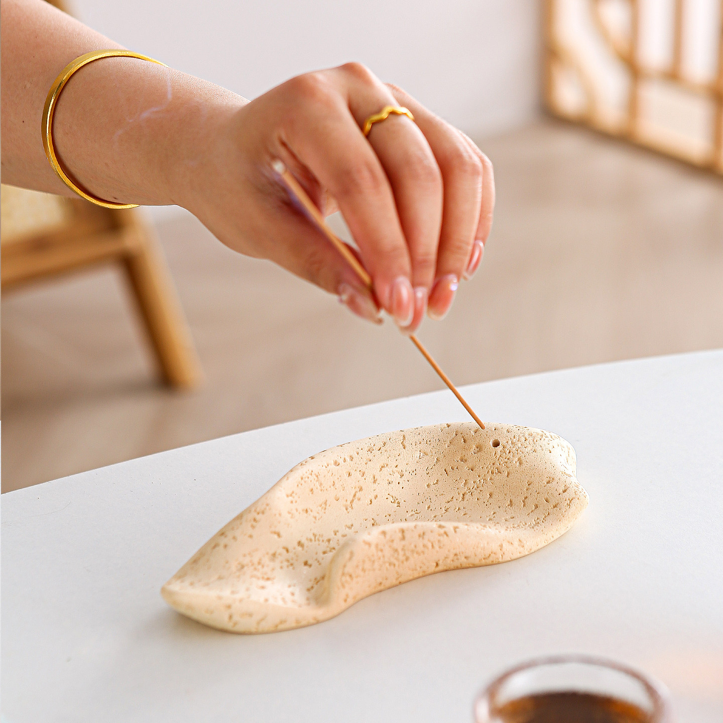 创意线香香插香座底座不落灰接灰盘托盘香托香盘香座高级感香插盘,淘宝优惠券,粉丝福利购,淘宝优惠卷