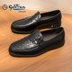 Goldlion loafers for men, genuine kangaroo leather, genuine ostrich leather