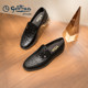 Goldlion loafers for men, genuine kangaroo leather, genuine ostrich leather