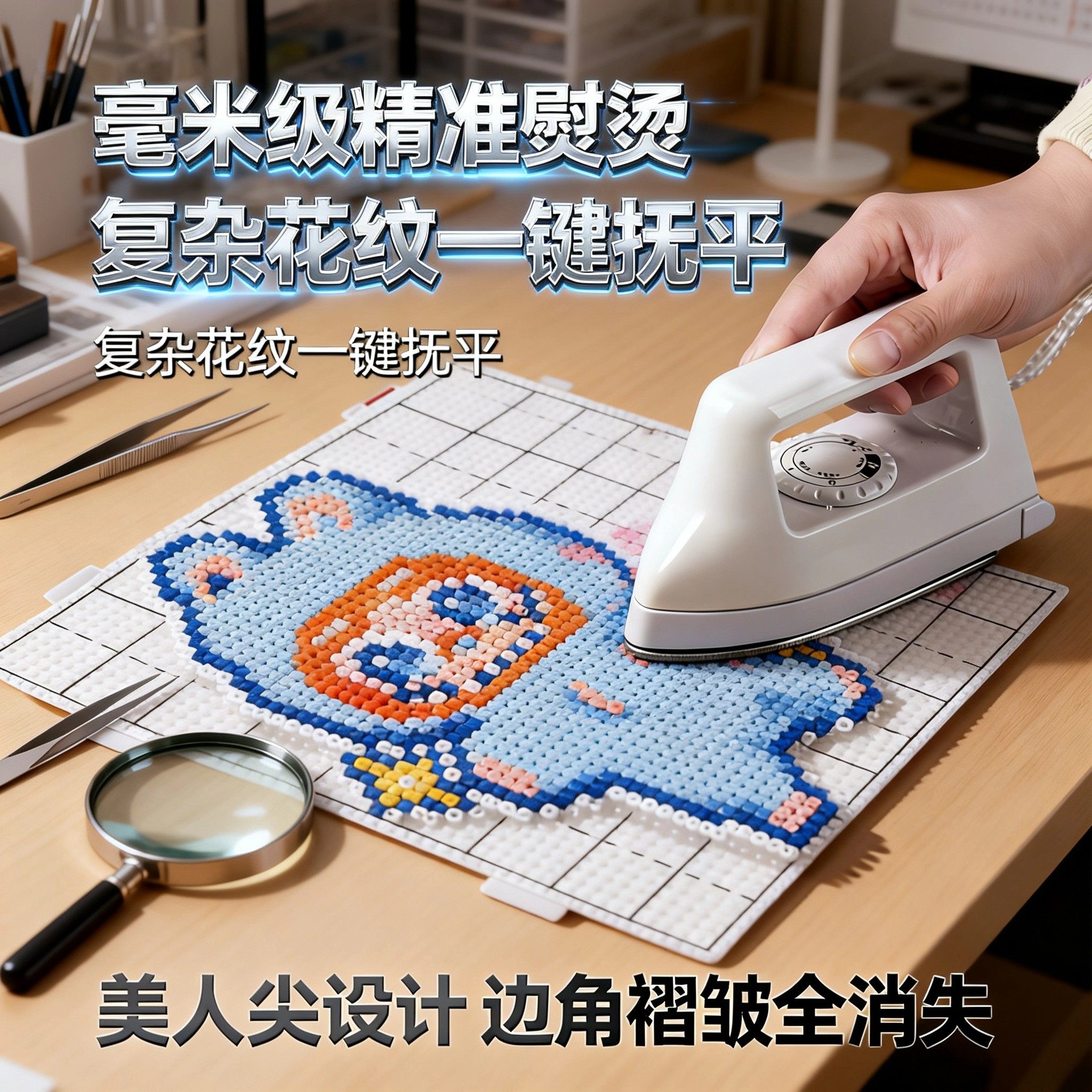 拼豆专用熨斗宿舍低电压儿童手工diy工具大白小熨斗熨烫纸烫豆机,淘宝优惠券,粉丝福利购,淘宝优惠卷