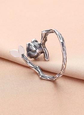 国风潮铜镀银手工饰品