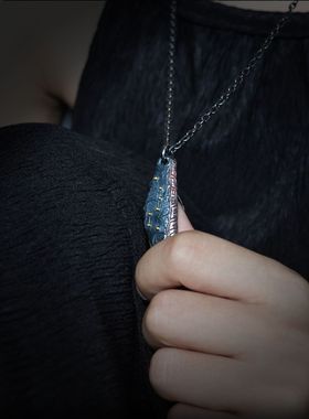 国风潮铜镀银手工饰品