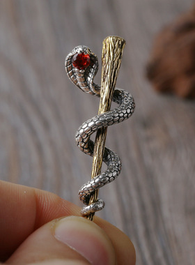 国风潮铜镀银手工饰品