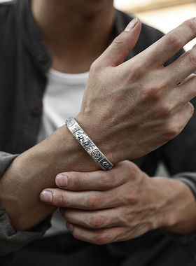 国风潮铜镀银手工饰品