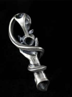 国风潮铜镀银手工饰品