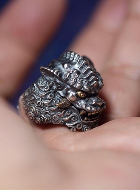 国风潮铜镀银手工饰品