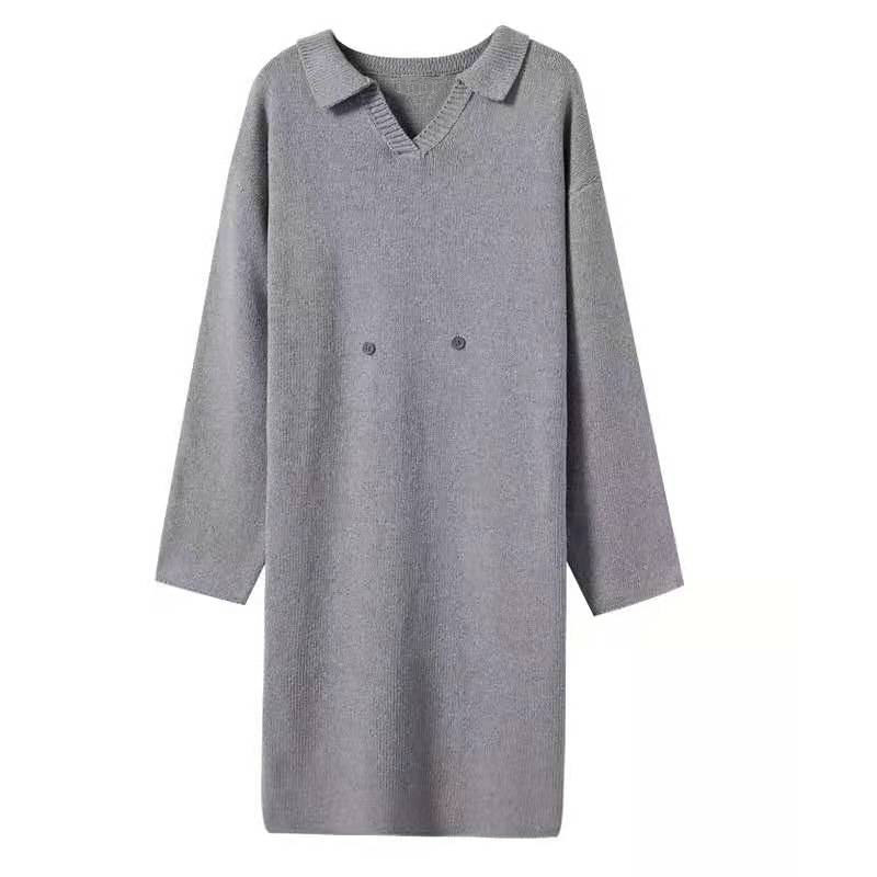 2020年秋冬新款打底收腰显瘦连衣裙 芭蜜堤连衣裙