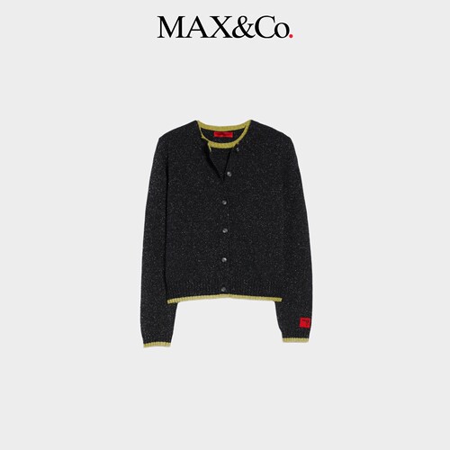 MAX&Co.女装粗花呢毛衣针织两件套6386014402 - 图3