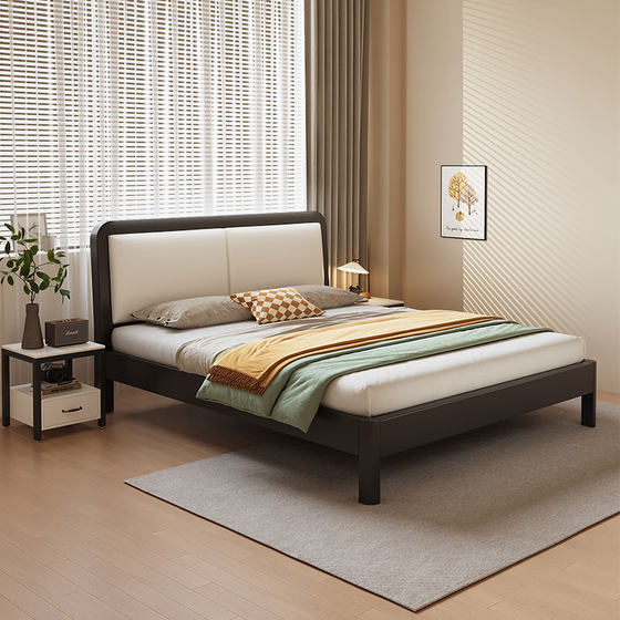 Thickened and reinforced Nordic style single and double internet celebrity wrought iron bed