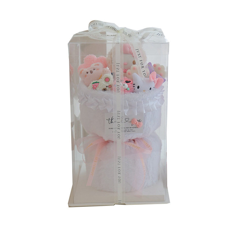 创意kt猫毛绒玩偶花束卡通花送闺蜜女朋友生日礼物七夕情人节礼物