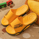 Children's slippers Big children in summer boys' indoor home home home care non -skid home wearing boys and children's cold slippers