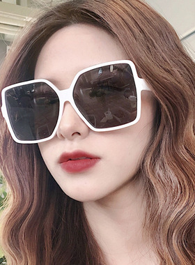 日系cherrykoko欧美方形大框太阳镜新款潮流复古太阳眼镜街拍
