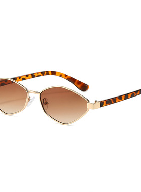 日系cherrykoko新款金属不规则偏光墨镜女个性潮太阳眼镜防