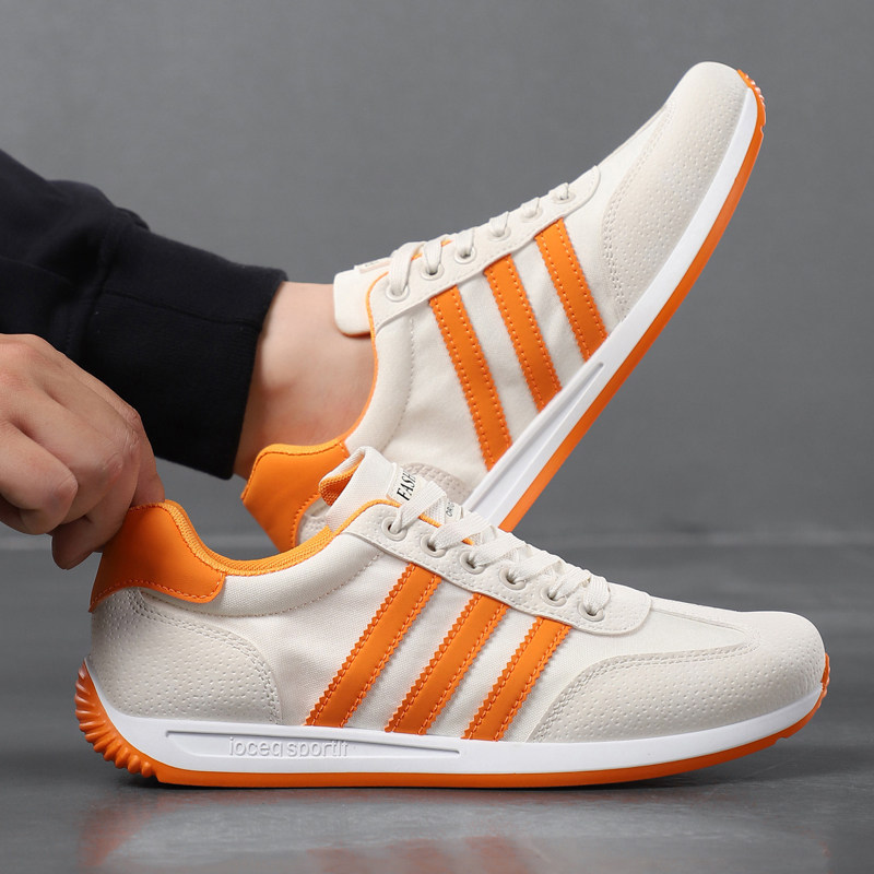 男鞋秋季2025新款帆布透气薄款运动休闲板鞋增高百搭阿甘潮鞋子潮,淘宝优惠券,粉丝福利购,淘宝优惠卷