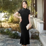 [Yao yao] Живое благосостояние специальное выстрел Cheongsam улучшение ежедневное платье