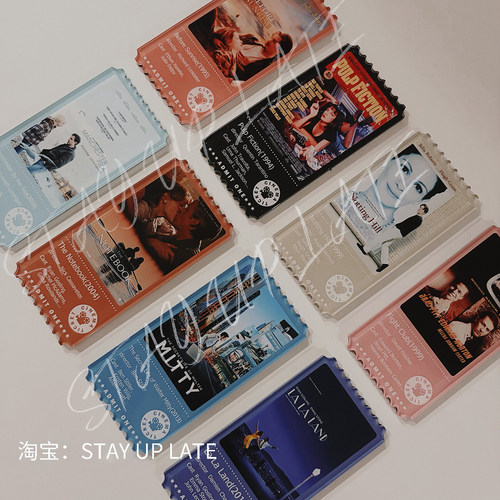更新中电影票根海报冰箱贴磁贴装饰创意原创自制亚克力礼物周边 - 图0