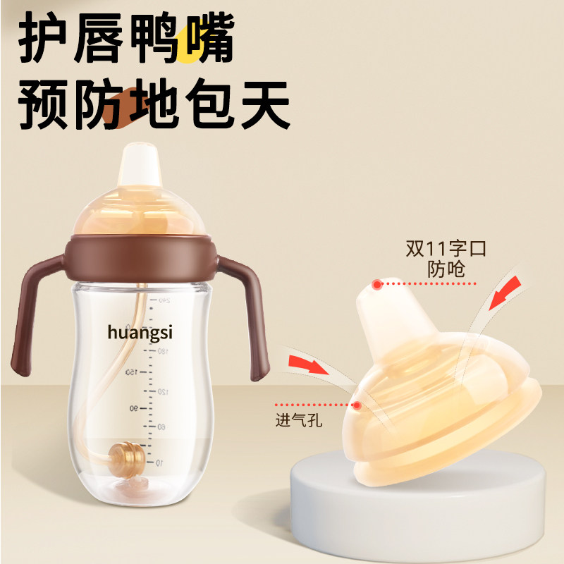 适配世喜奶瓶手柄配件玻璃奶瓶防摔保护套把手学饮吸管奶嘴重力球,淘宝优惠券,粉丝福利购,淘宝优惠卷