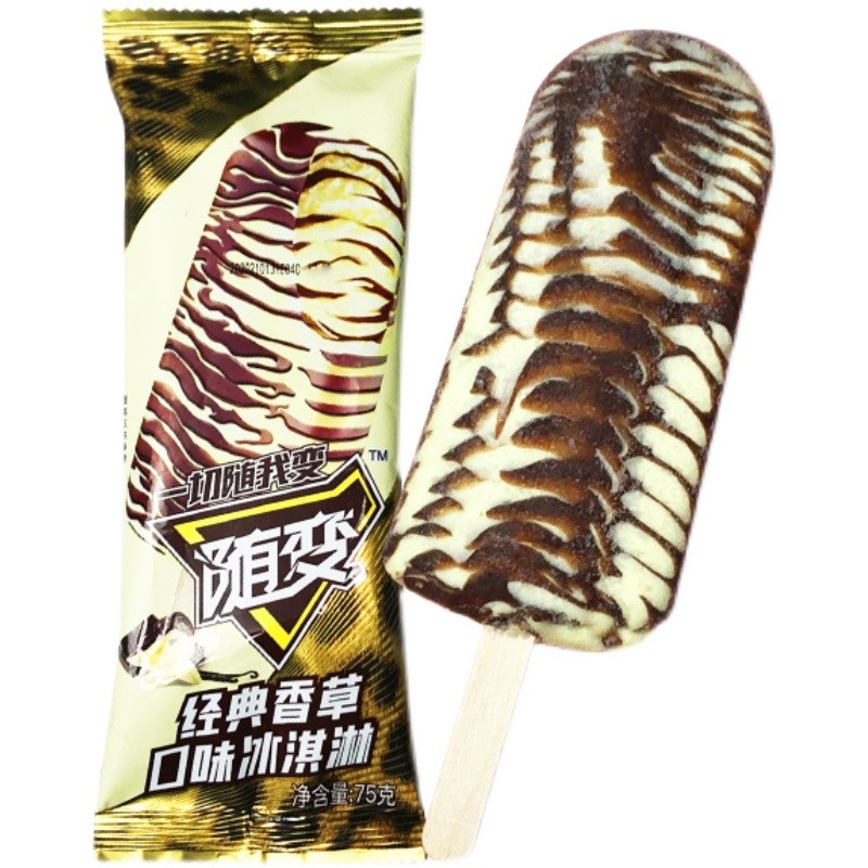 蒙牛 随便香草味雪糕冰激凌75g随变巧乐兹棒冰棍冷饮 - 图3