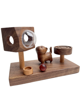 扩香车载木质摆件原木