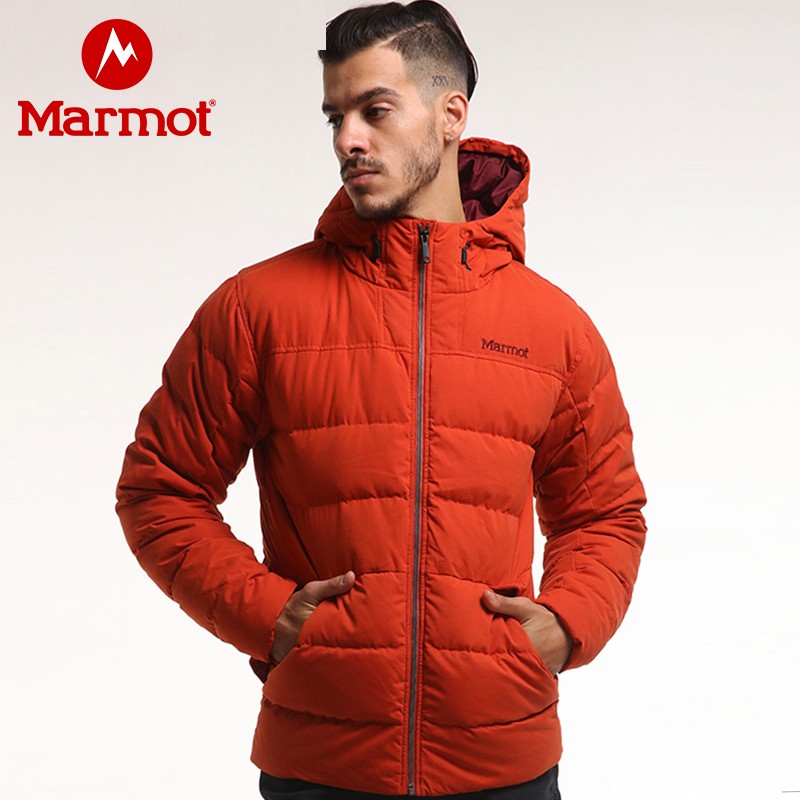 Marmot 土拨鼠 Breton 男士700蓬拒水羽绒服 J73990