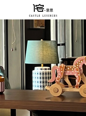 侘意思绝版藏品小马木马装饰品