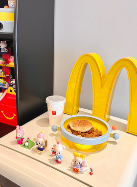 超酷的~麦当劳logoM灯家居摆件