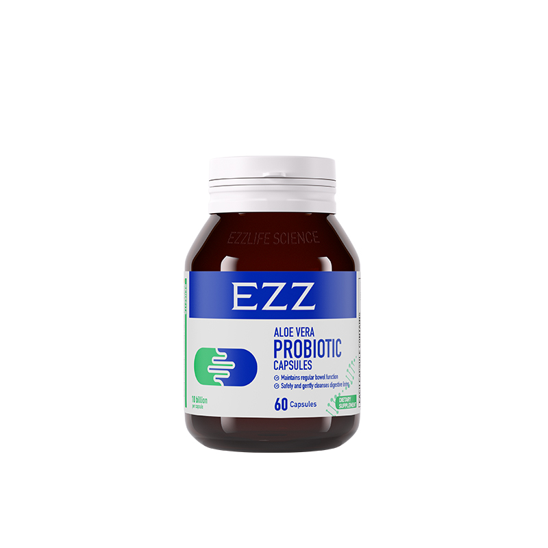 EZZ芦荟益生菌片剂 润肠通便清肠调理成年大人新西兰进口60粒 - 图3