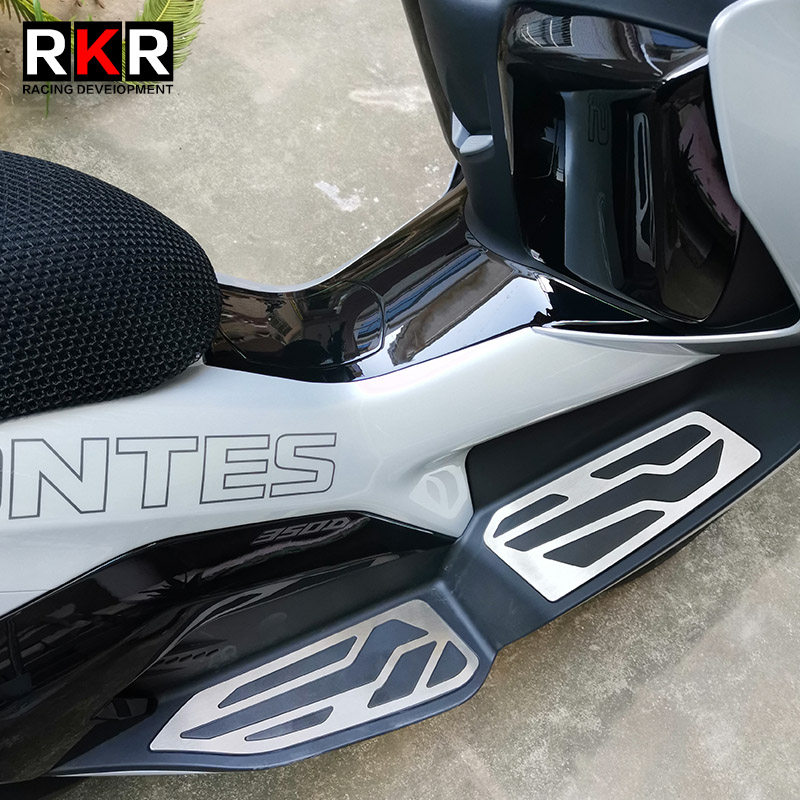 适合升仕350d摩托不锈钢脚踏板脚垫 倩羽菲车品摩托车脚踏板