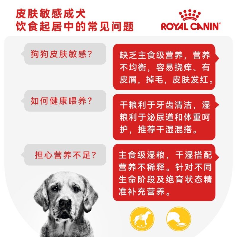 皇家进口营养皮肤呵护成犬通用全价湿粮非零食85g*24包【临期】,淘宝优惠券,粉丝福利购,淘宝优惠卷