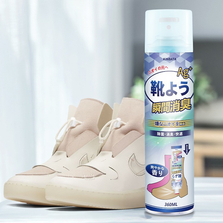 日本kinbata除臭喷雾鞋子除臭剂鞋袜防臭脚臭抑菌球鞋去异味喷雾 - 图3