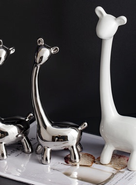 2025新款大号鹿摆件玄关客厅轻奢