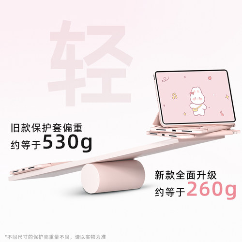 适用iPad保护壳苹果平板ipad保护套第9/8代iPadpro11寸磁吸2018air3/2/5/mini6带笔槽旋转三折2022款2021轻薄 - 图2