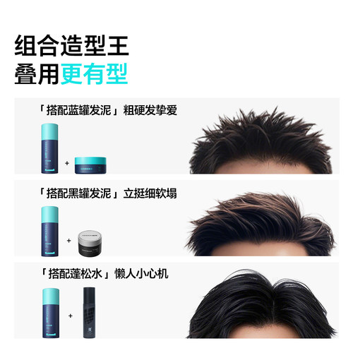 晶刚定型喷雾发胶男士强力速干自然蓬松头发造型啫喱水干胶清香 - 图3