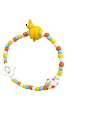 原创卡通小黄鸭Duck彩色串珠项链