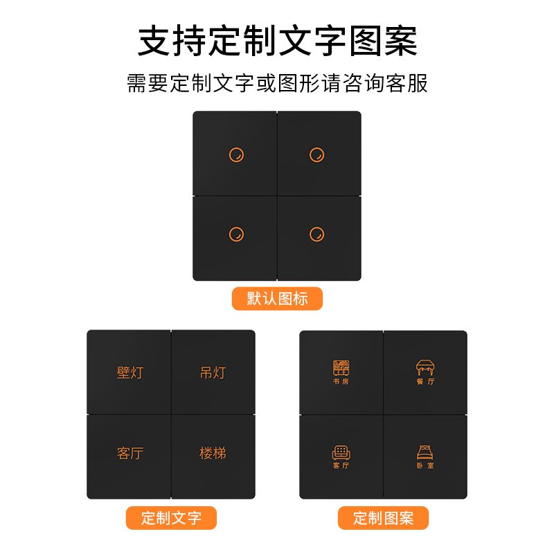 PTX接入米家IOT智能开关控制面板米家小爱同学远程遥控X6家用零火 - 图2