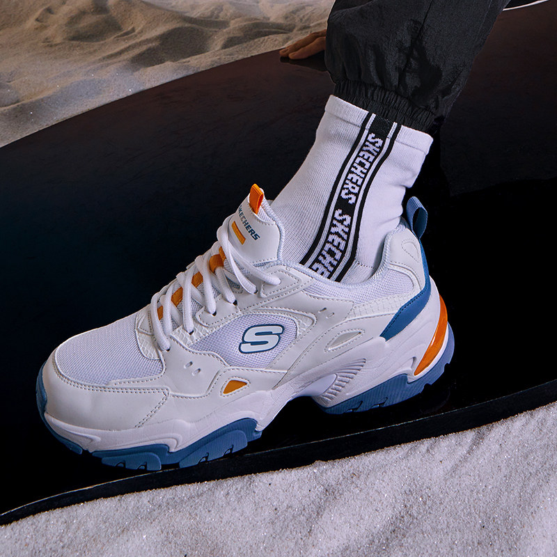 skechers机甲2021年秋冬新款男鞋 skechers斯凯彻斯跑步鞋