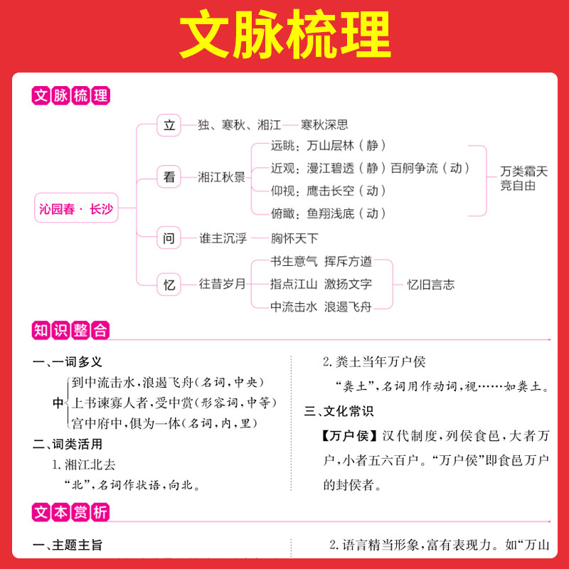 2026一本高中文言文完全解读人教版RJ高中同步教材必修+选择性必修全一册高中文言文教辅资料辅导书全解知识梳理文本译注赏析